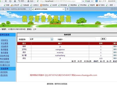 计算机毕业设计源码展示 369ASPNET016教师教学评价分析系统——从计算机系统分析视角的深度解析